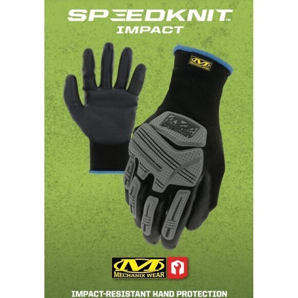 Mechanix Wear Protective SpeedKnit Impact & Abrasion Coated Work Gloves‎ S/M NWT - Picture 4 of 13
